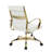 Naudain Leather Office Chair – Modern Executive Swivel Task Chair with Wheels, Adjustable Height & Padded Arms for Desk or Conference Room-132200685-53751974