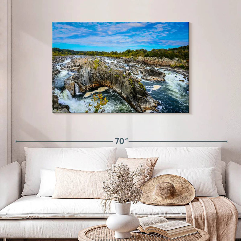 Great Falls, 30" H x 45" W