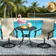 Ensemble de 2 chaises d'extérieur, chaises pivotantes-317878743