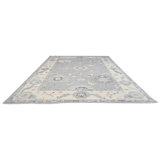Oushak Collection, Transitional One-of-a-Kind Rectangle 10'3" X 13'10" Hand Knotted Area Rug