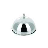 Palace Cloche with Knob for Underplate 5.28" - 12 Pieces - Stainless Steel