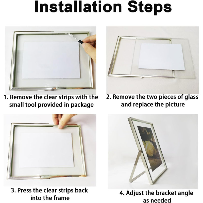 Floating Picture Frames Set of 3