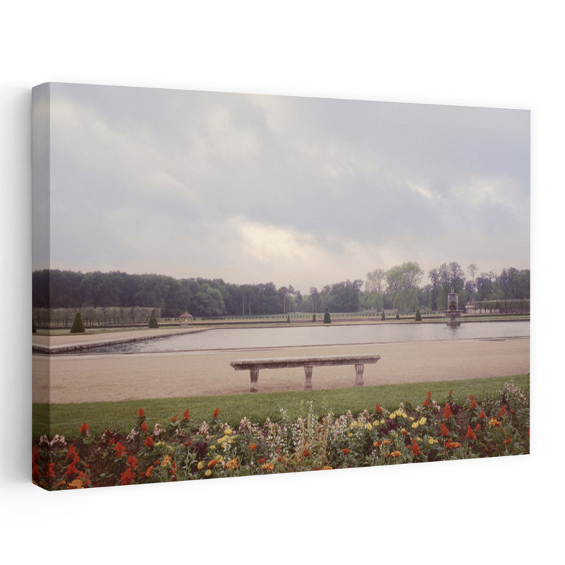 Banc de jardin # 7 - Bancs de photographie, Europe, France, H 16 po x l 24 po