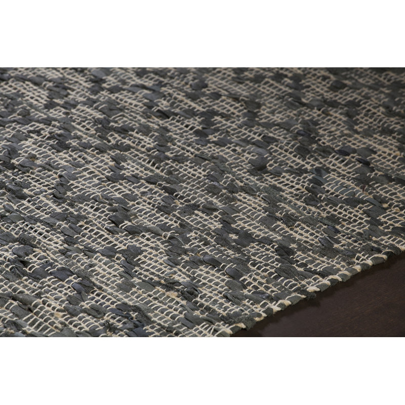 Jazz Hand Loomed Chevron Area Rug in Tan/Gray, Rectangle 7'9" x 10'6"