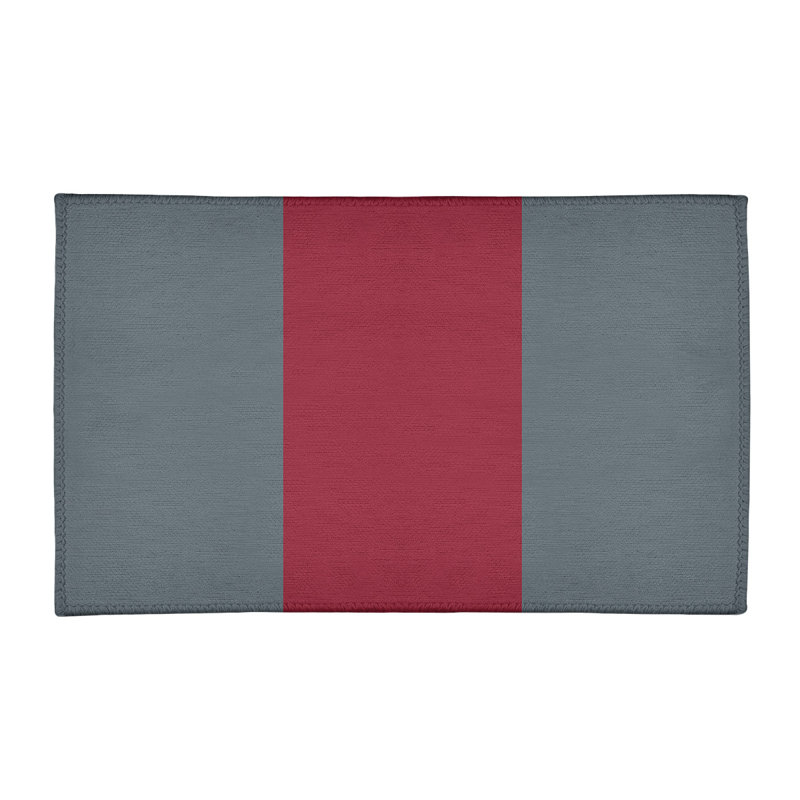 Tapis rouge/gris, Rectangle 2 pi x 3 pi