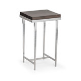Wick Solid Wood Top Side Table