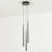 Jaciana 3-Light  Modern LED Chandelier Cylinder Black Pendant Kitchen Island Dimmable