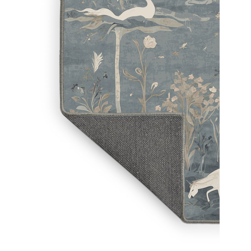 Tapis gris soyeux et moelleux, Rectangle 7 pi x 10 pi