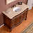 Astaire Single Bathroom Vanity with Marble Top