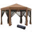 Pavillon de jardin hexagonal escamotable Outsunny