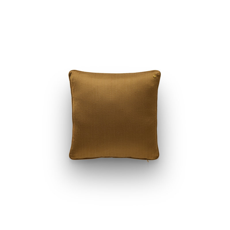Zeugma Mosaic Printed Silk Pillow, Taupe