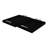 Modern Rectangular Accent Tray With Metallic Handles - Decorative Coffee Table Tray For Home Decor Or Ottoman Styling - Set Of 2, 20", Black