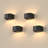 4 Pack Motion Sensor Wall Lamp With Remote Control 3 Colours Wireless Wall Light LED Indoor Up And Down Wall Sconce 5000Mah Rechargeable Battery Powered Wall Lamps Brightness Adjustable,Black