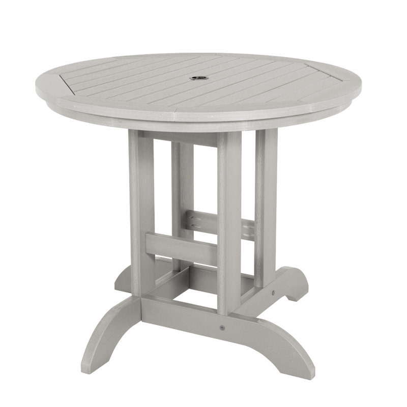 Midwest 2 - Person Patio Dining Set with Round Table, Harbor Gray