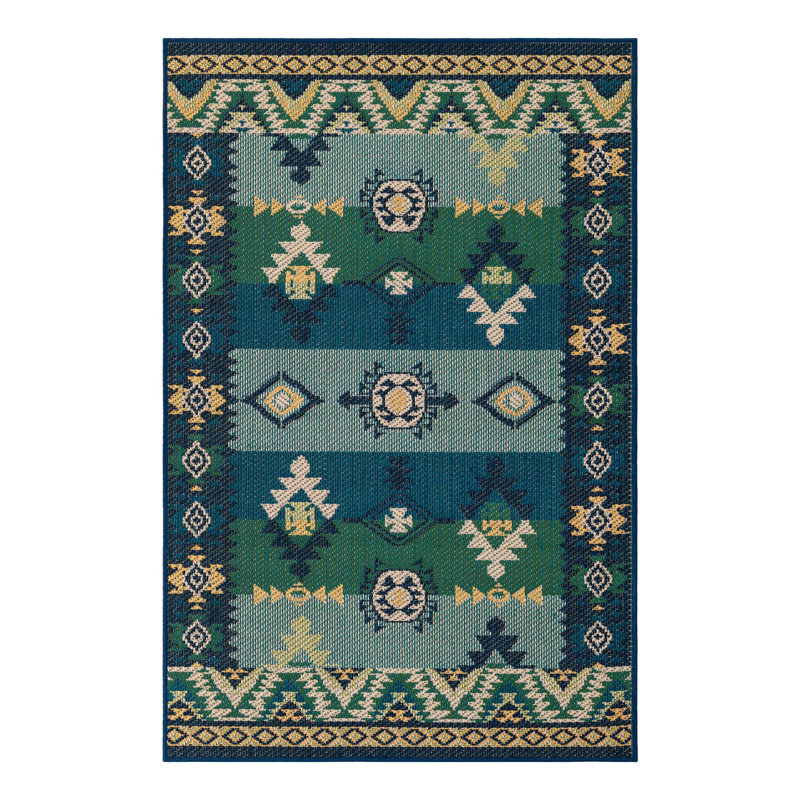 Ciudad Marlenia Indoor/Outdoor Area Rug, Rectangle 4 pi 1 po x 6 pi 1 po