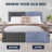 Stretchy Slipcover for Bed Headboard & Frame - Easy to Clean & Durable - Comfort Collection-51371089-51371084