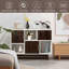 Buffet en bois avec compartiments de rangement