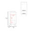 Meuble-lavabo de salle de bain avec lavabo, 1 porte, 4 pieds-1269774545