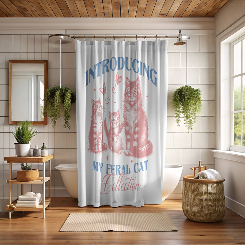 Mayur Shower Curtain, 74"H x 71"W