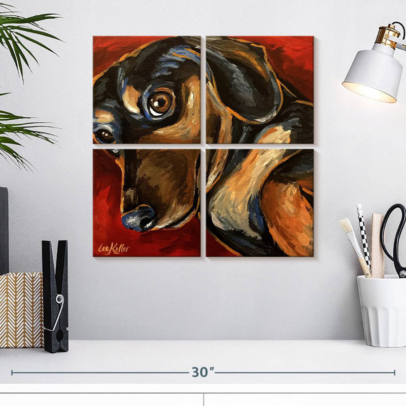 Brampt Dachshund Expressive, 18" H x 18" W