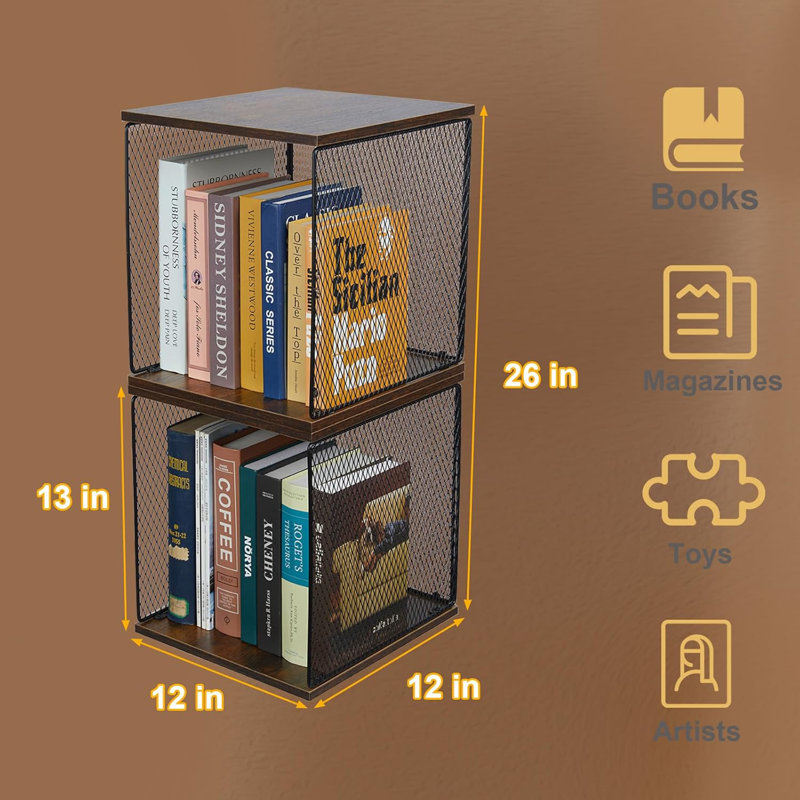 2 Cube Organizer Book Shelfs DIY Variable Stackable Cube Storage Organizer For Kid Bedroom
