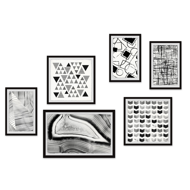 « divisionnaireal lines hexaptych »
