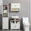 Armoire de salle de bain à piédestal Farmhouse