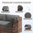 Yentin Straight Wicker Loveseat with Cushions-650554572
