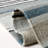 Bedolla Hand Loomed Wool/Cotton Striped Rug in Gray/Sea Green-1994549768