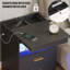 45cm W Manufactured Wood Bedside Table-858687869