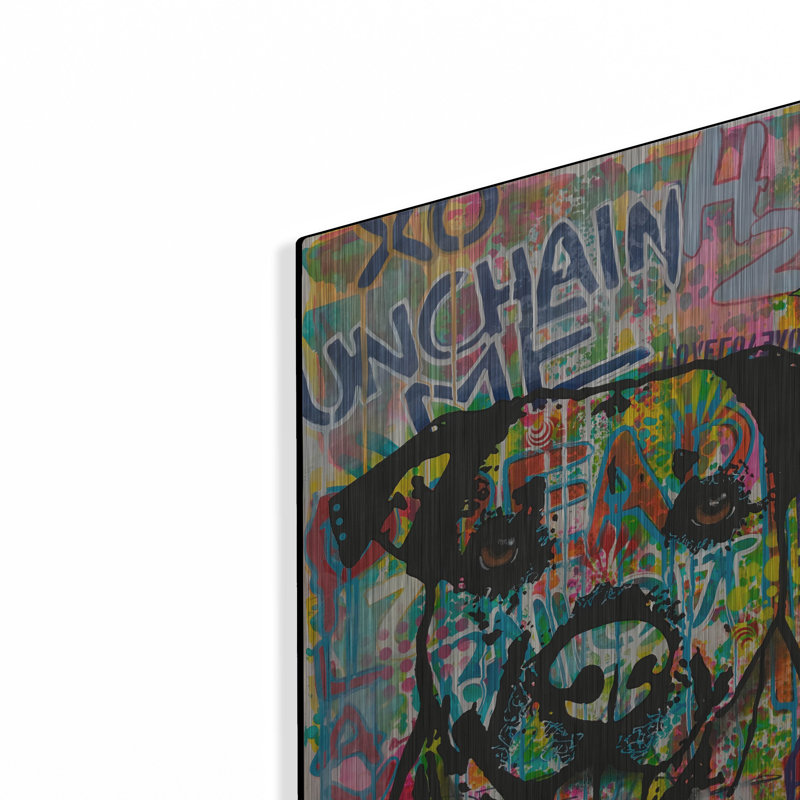 «Unchained» par Dean Russo Studios, art mural en métal, H 16 po x l 12 po