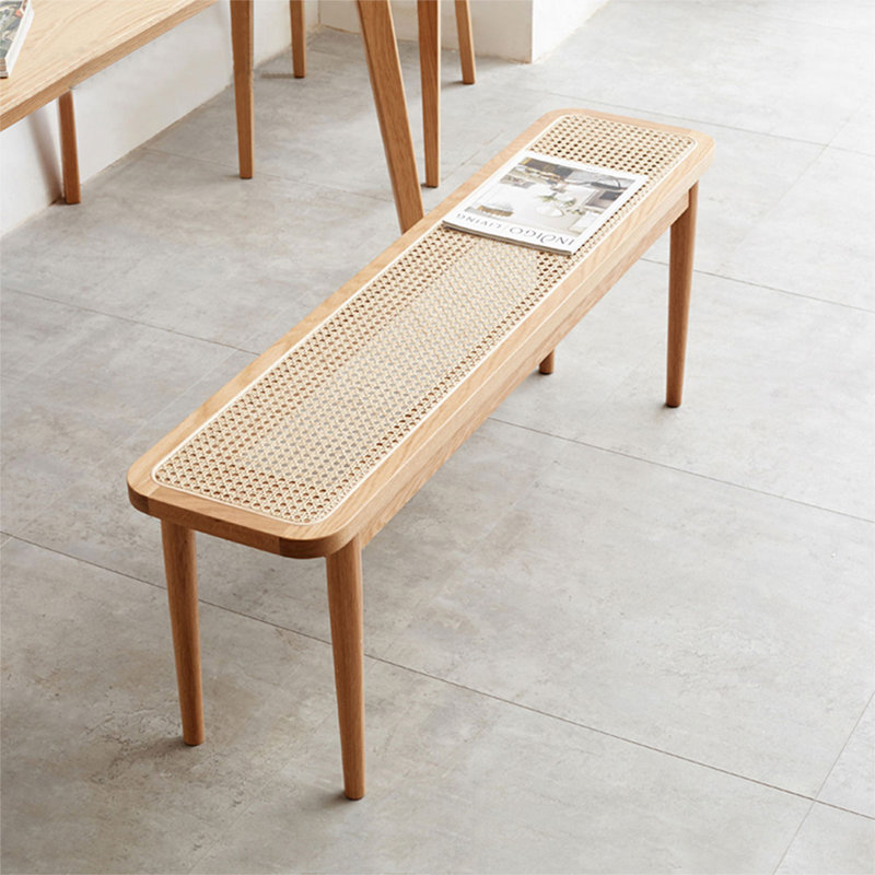 Banc en bois massif Burlywood