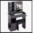 29.2" Small Size Left Drawer Desktop Vanity Table + Cushioned Stool, 2 AC+2 USB Power Station, Hair Dryer Bracket, Extra Large Touch Control Sliding LED Mirror, Tri-Color Switching, Brightness Adjust-988899476