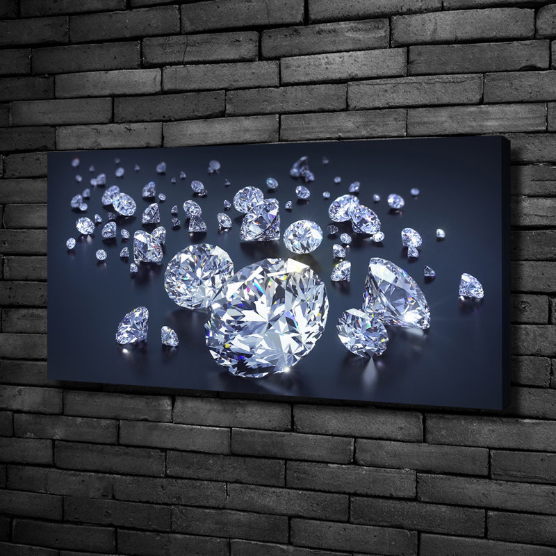 Diamonds - Wrapped Canvas Print
