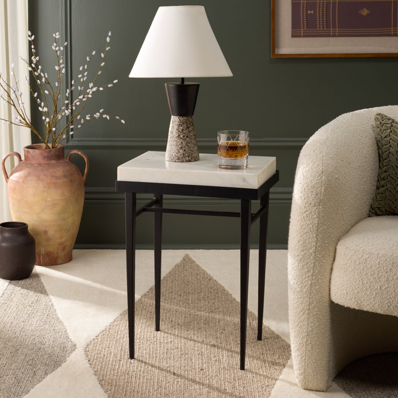Table d'appoint en marbre Eldin