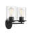 Aileu 3-Light Dimmable Vanity Light in Matte Black-2042400307