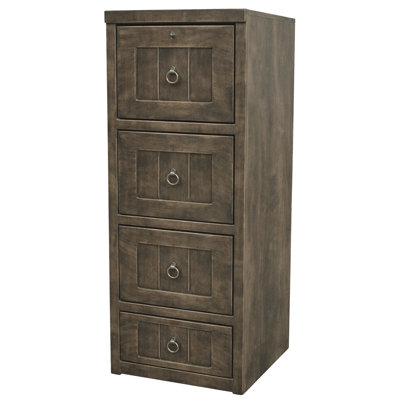 Raina 4 - Drawer Solid Wood File Cabinet