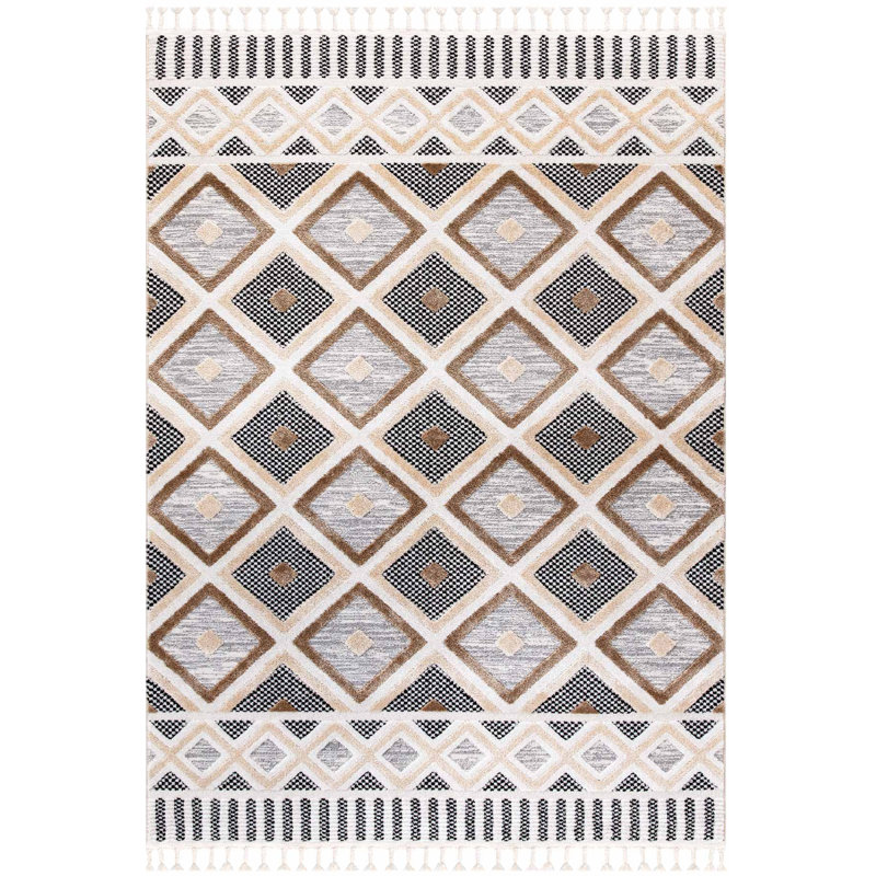 Sumekh Geometric Indoor Rug, Rectangle 2'8" x 5'