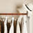 Modern Leather Coat Rack with Shelf-129915399