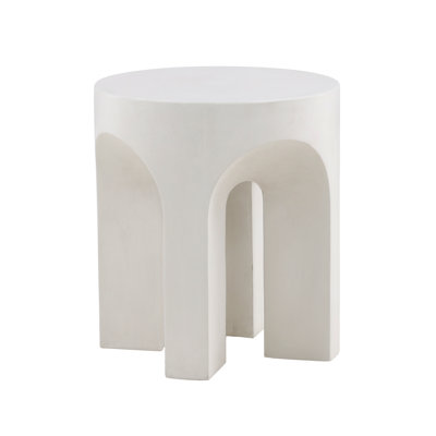 Hutchins Concrete Outdoor Side Table