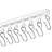Ceiling Curtain Track Set 9.9 FT/3 Meter Self Adhesive Room Divider White