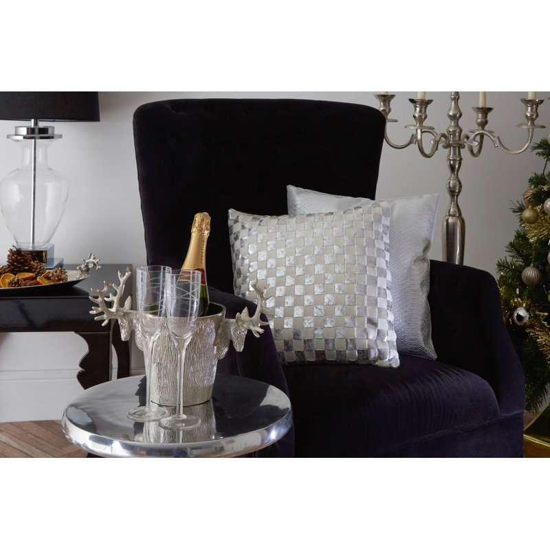 Bergman Square Throw Cushion, Grey
