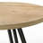 Oak Finish 47" Round Dining Table with Base