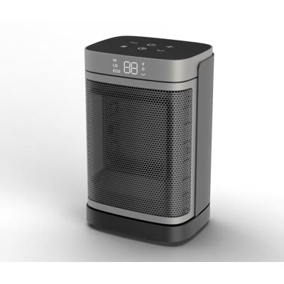 Oscillating Heater w/ Thermostat, LED Display and Remote