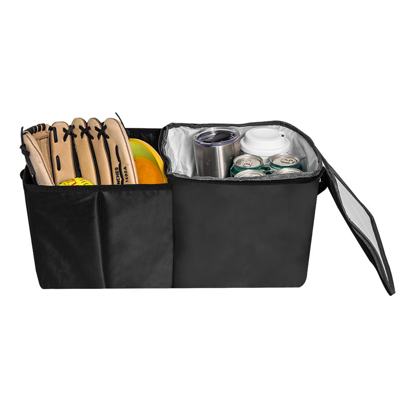 Dual Purpose Trunk Organizer With Cooler