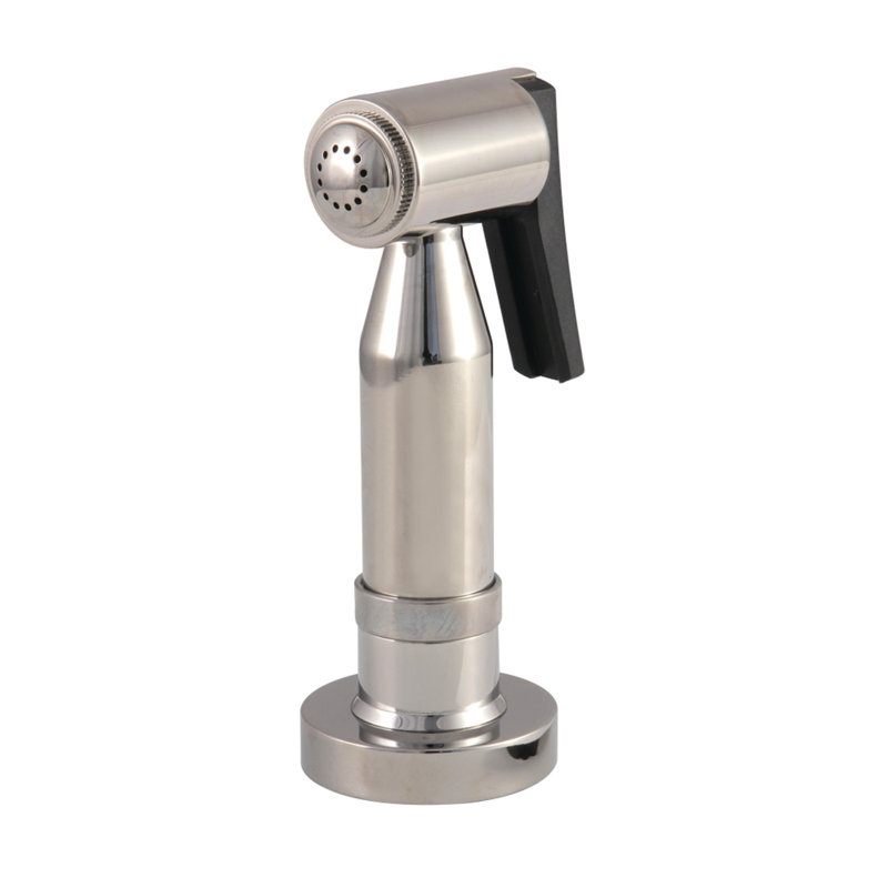 Kingston Brass Concord Brass Kitchen Faucet Side Sprayer, Polished Nickel