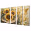 Duriel - art mural tournesols - ensemble d'art mural traditionnel 5 pièces-398169663