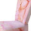 «Emry - Peinture rose et orange - Chaise d'appoint rembourrée moderne