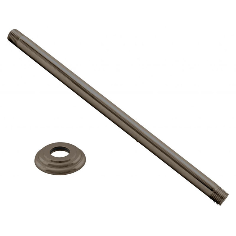 Bras de douche rond 1/2 "avec bride IPS x 19", Bronze huilé