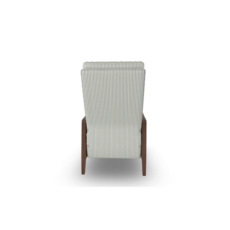 Modern High Leg Recliner, Adrift, Dark Walnut